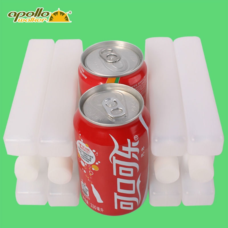 Caja rellena de agua fría de HDPE, tipo plano, para fiambreras y bolsas refrigeradoras, gran capacidad, 400ml, caja de resina de polímero absorbente