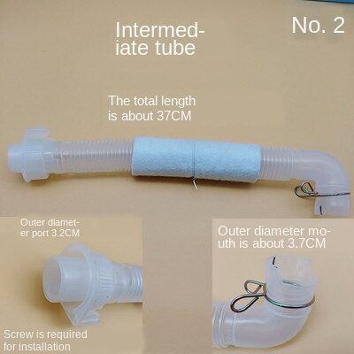 Washing Machine Origional Product in Drainage Pipe Overflow Tube Bottom in Connection Tube Inlet Tube Accessories: Army Green