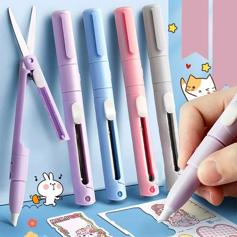 Morandi Multifunktions-Allzweckmesser, Papierschneider, Schneiden von Papierscheren, DIY-Keramikklinge, Stiftmesser, Büro- und Schulbedarf