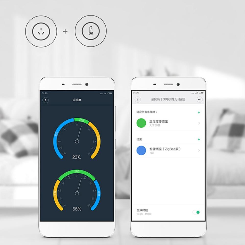 Xiaomi Mijia Smart Wireless Bluetooth Temperature Humidity Sensor High Sensitive App Control Alarm System Device Household Indoo