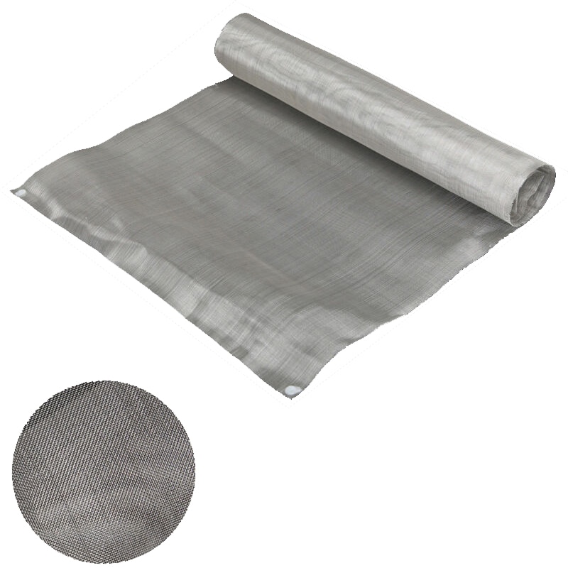 Filet filtrant en maille d&#39;acier inoxydable 304, 40x90cm, feuille de filtrage en fil tissé