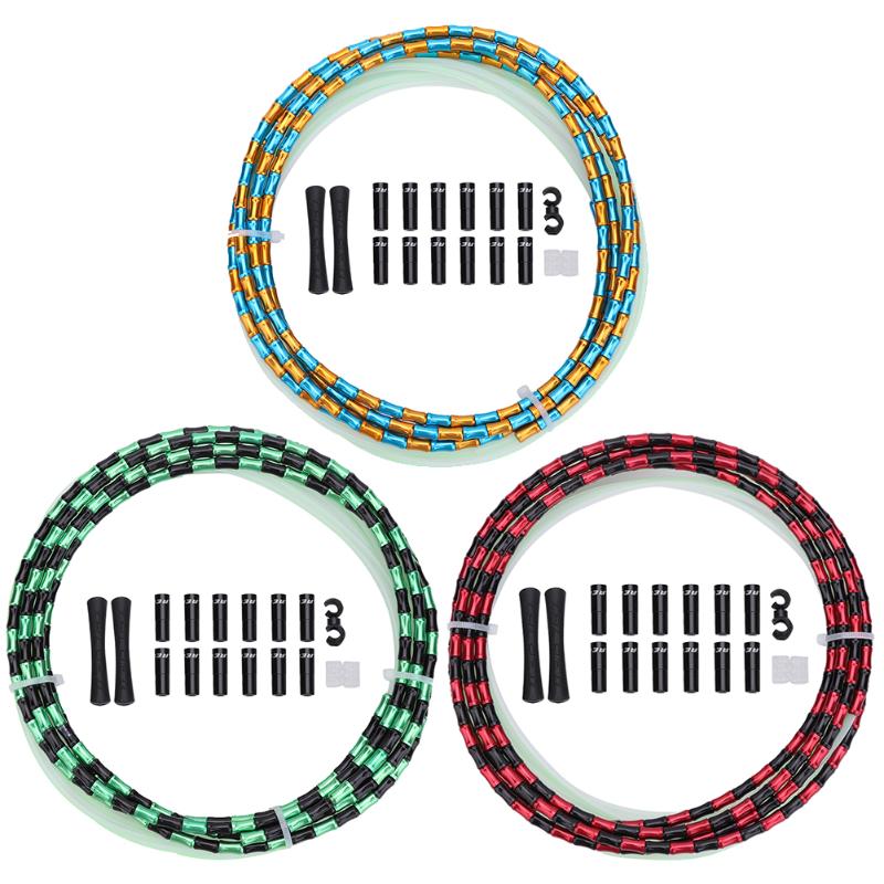 Bicycle Fishbone Line Aluminum Alloy MTB Bamboo Shaped Pipe Cable Tube Bike DIY Modification Parts Accessories