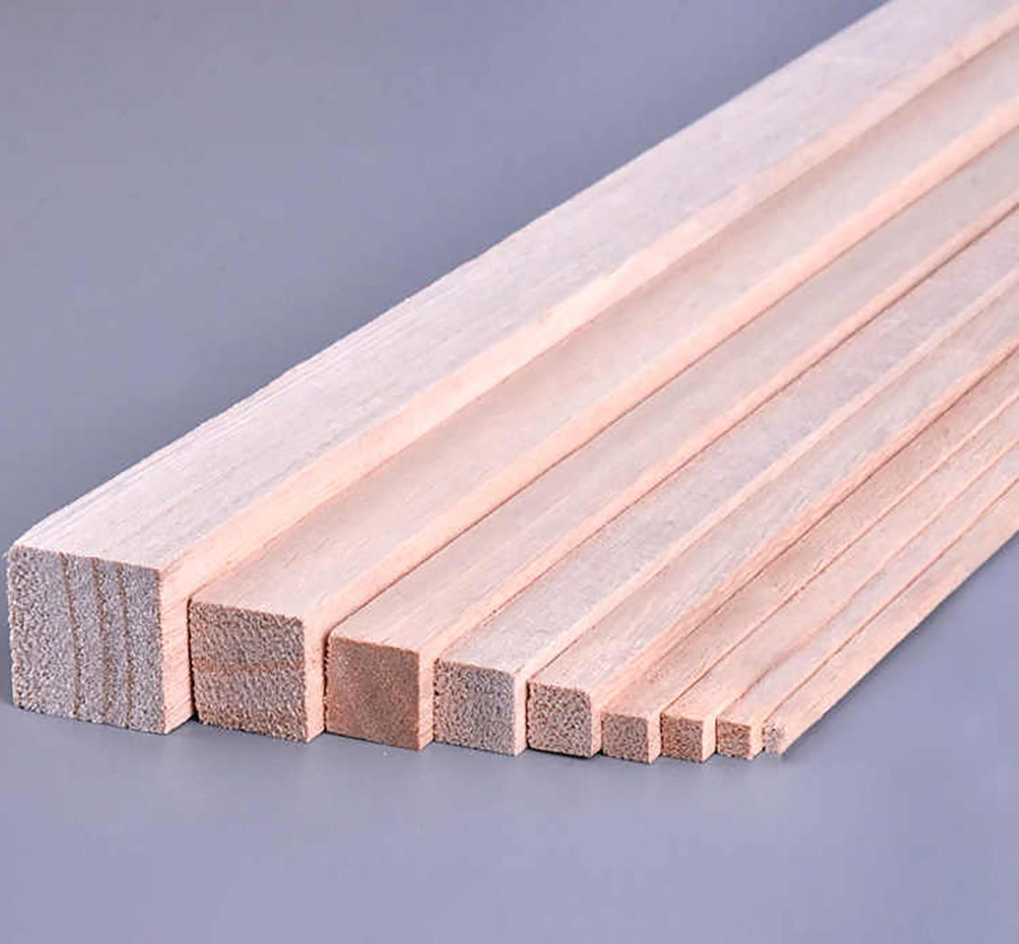 Länge 250 mm, massiver quadratischer Holzstreifen, kleine HolzstäSein, DIY-Modell, Material, Handwerk, Dekoration, Herstellung von Teilen, 2/3/4/5/8/10/12/20 mm