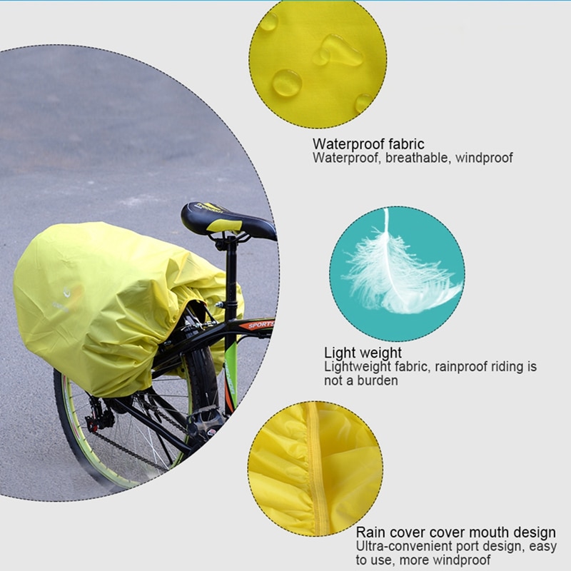 Cykelväska landsvägscykel baksäte regnskydd bagage vattentät väska regntät dammskydd skyddsutrustning vikbar