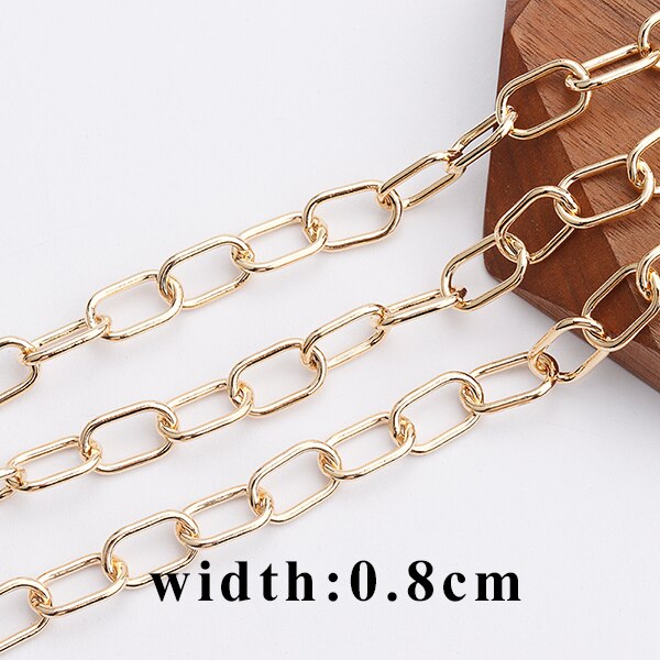 YEGUI C126,jewelry accessories,diy chain,18k gold plated,0.3 microns,hand made,diy bracelet necklace,jewelry making,1m/lot: C12604