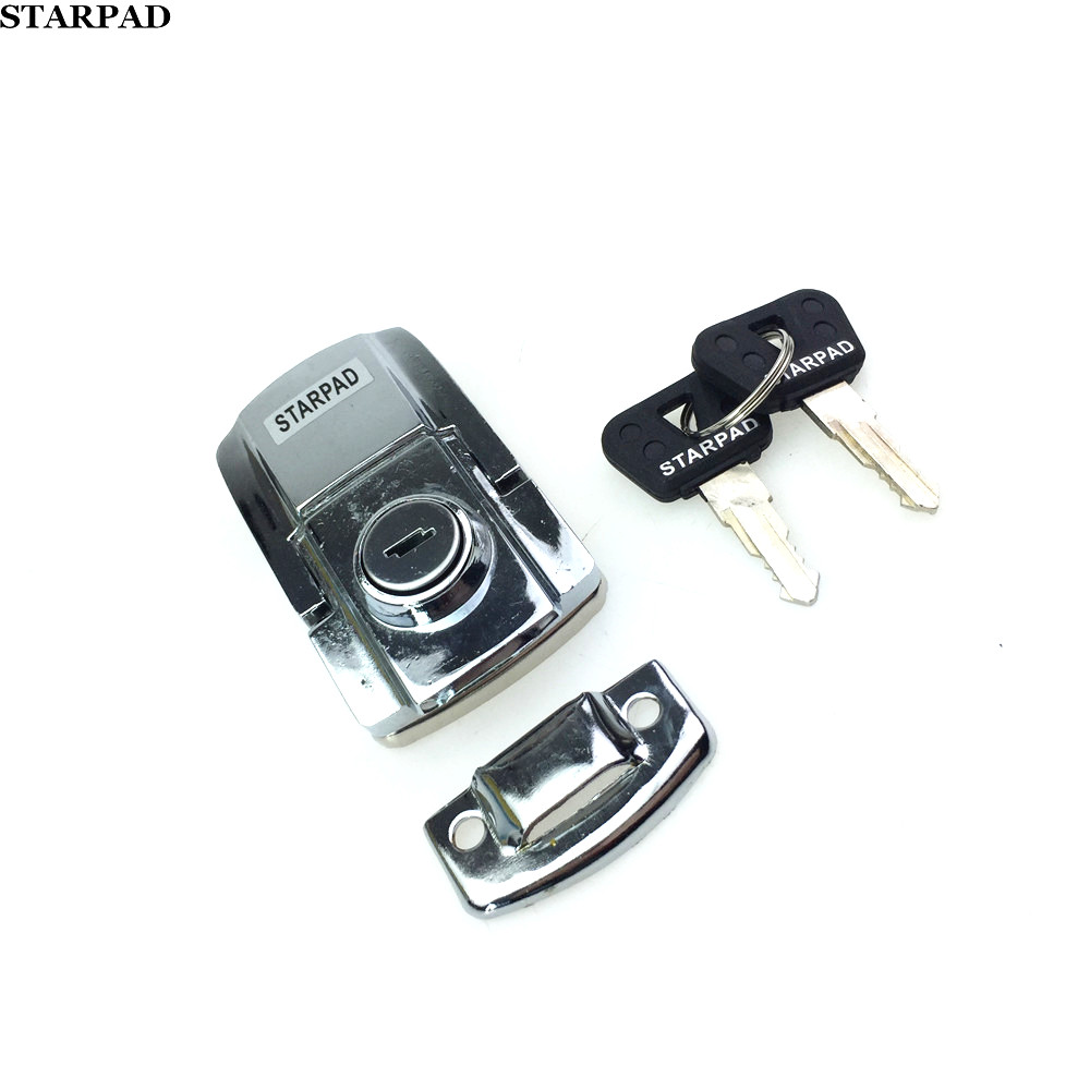 STARPAD For Motorcycle trunk lock White electric car lock Motorcycle car trunk key lock cover Tricycle ATV Refit Lock Accessorie