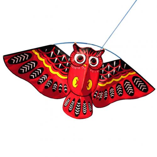 draussen Bunte Karikatur Eule Einfach Fliegen Drachen mit 50m Linie freundlicher Sport Spielzeug Eltern-Art-Interaktive Spiel Spielzeug: verrotten