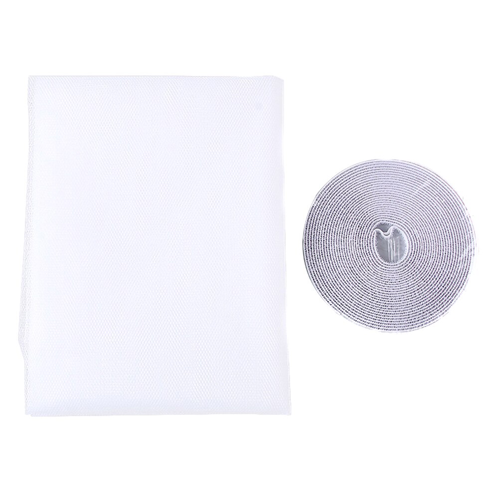 Malla de pantalla antimosquitos con tiras autoadhesivas DIY para el hogar al mejor precio: White 1.5x2m