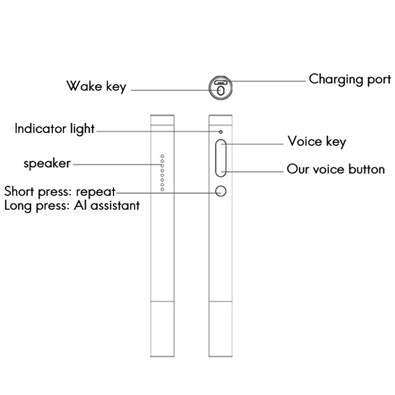 Heißer-BOBOVR P2 Übersetzung Stift Stimme Übersetzung Maschine ligent Sprache Übersetzung Stick Voice Synchron Übersetzer