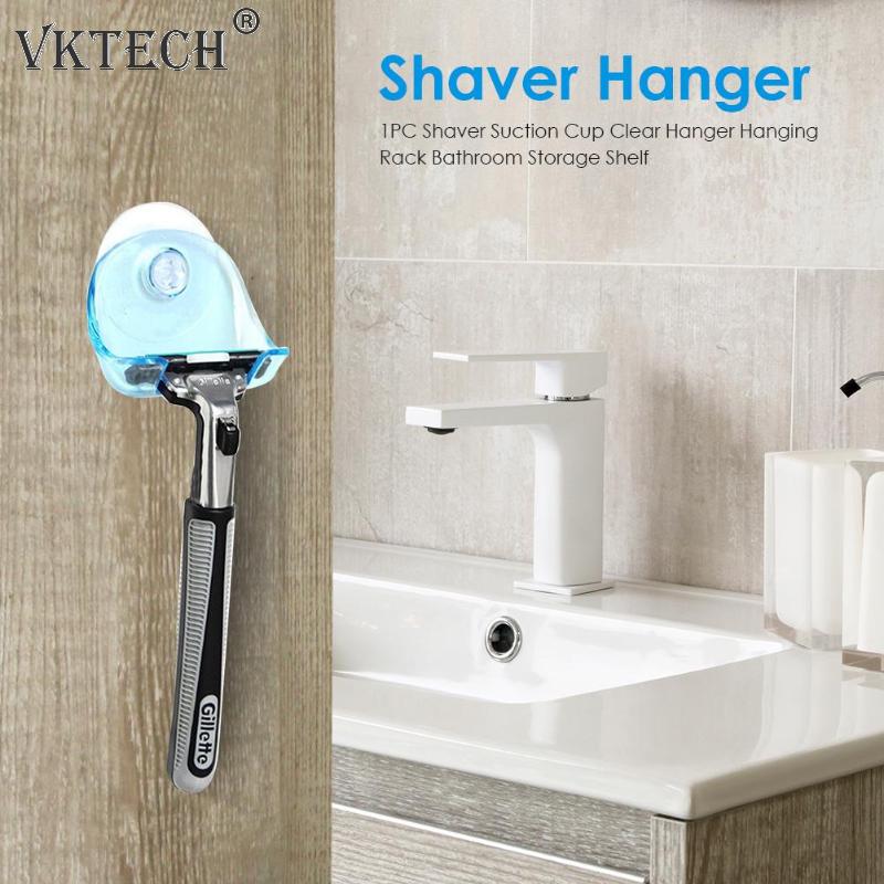 Colgador de cuchillas de afeitar ecológico, Super ventosa para rastrillo de afeitar, soporte para maquinilla de afeitar, rejilla almacenamiento para baño, estante, 1 ud.