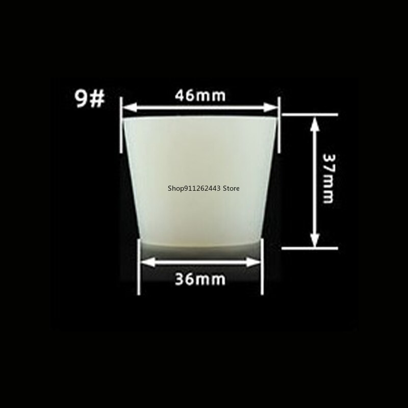Tapones de silicona sólida para fermentación, tapones de silicona para tarro de fermentación homebrew, tapas de fermentación de goma, 00 # ~ 16 #: Model-9