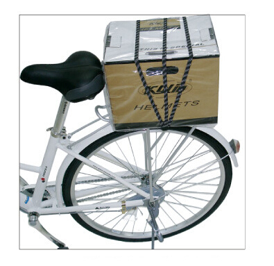 Mtb Fiets Bagagedrager Intrekbare Elastische Band Fiets Cargo Rekken Gebonden Rubber Bandjes Touw/Koffer Band Met Plastic Haken