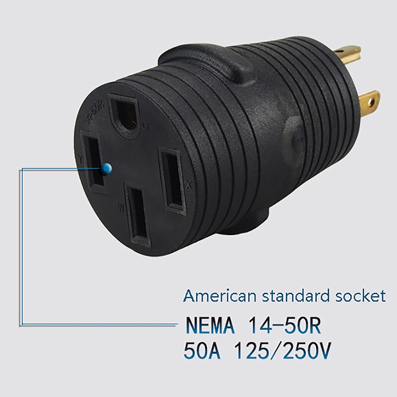 US Nema L14-30P to 14-50R American Standard Conversion Plug High-Power American Standard Adapter-US Plug