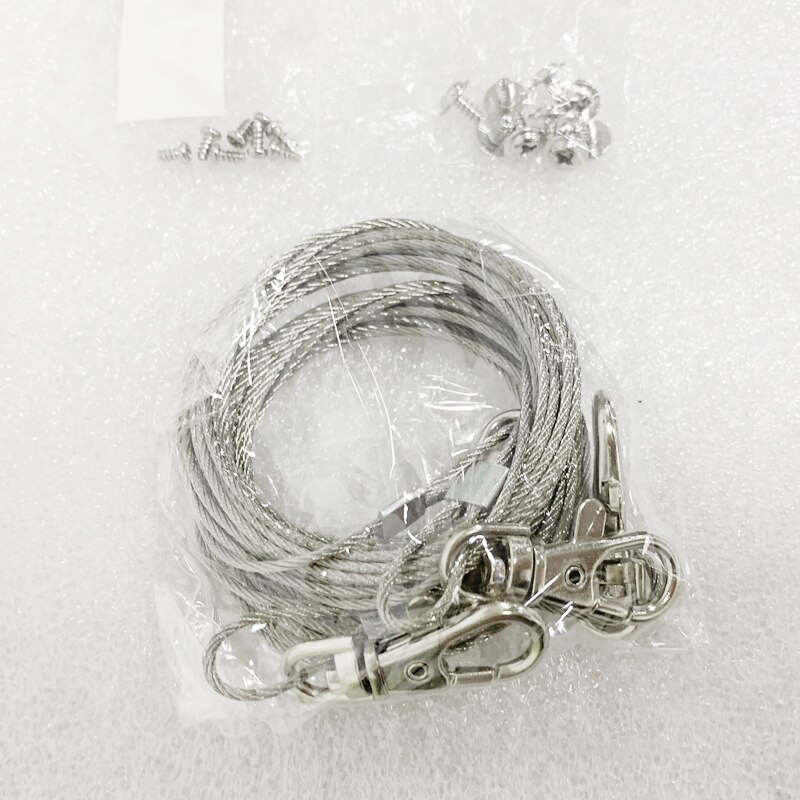 2pcs 2.5m 304 Stainless Steel Wire Rope dia1.5mm w... – Vicedeal