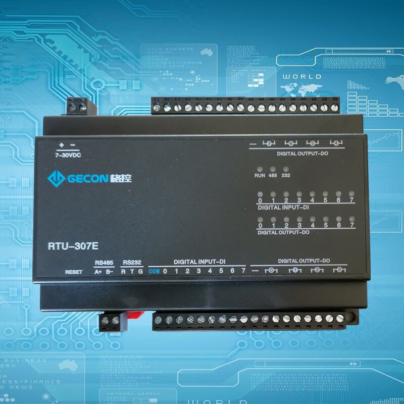 8DI8DO combined control system Modbus RTU protocol serial port RS485 232 digital input and output. Relay output