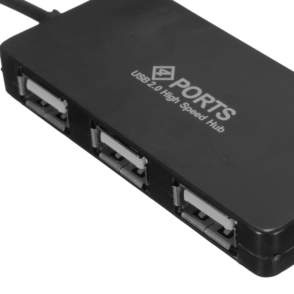 4 Ports High Speed USB 2.0 Hub Multi Splitter Expansion for PC Laptop Splitter USB2.0 Hub 4-Port Multipurpose Separator