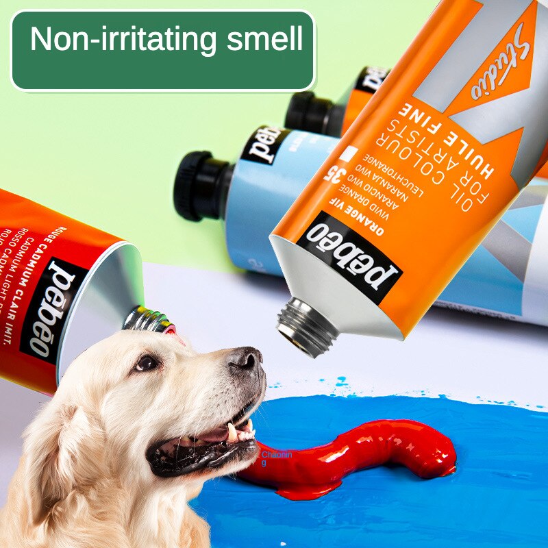 Pebeo 200ML Oil Paints Tube Single Oil-painting Pigment Colors for Artists Students Beginners Art Supplies Part 2