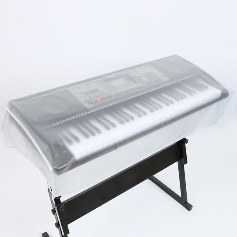 Piano Cover 61 76 88 Toetsenborden Digitale Elektronische Piano Cover Frosted Transparante Instrument Mantel Stofdicht Waterdichte Hoes