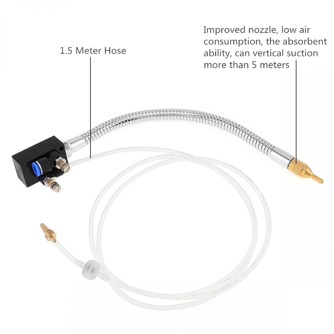 Precision Mist Coolant Lubrication Spray System with Check Valve and Flexible Pipe for Metal Cutting Cooling Engraving Machine