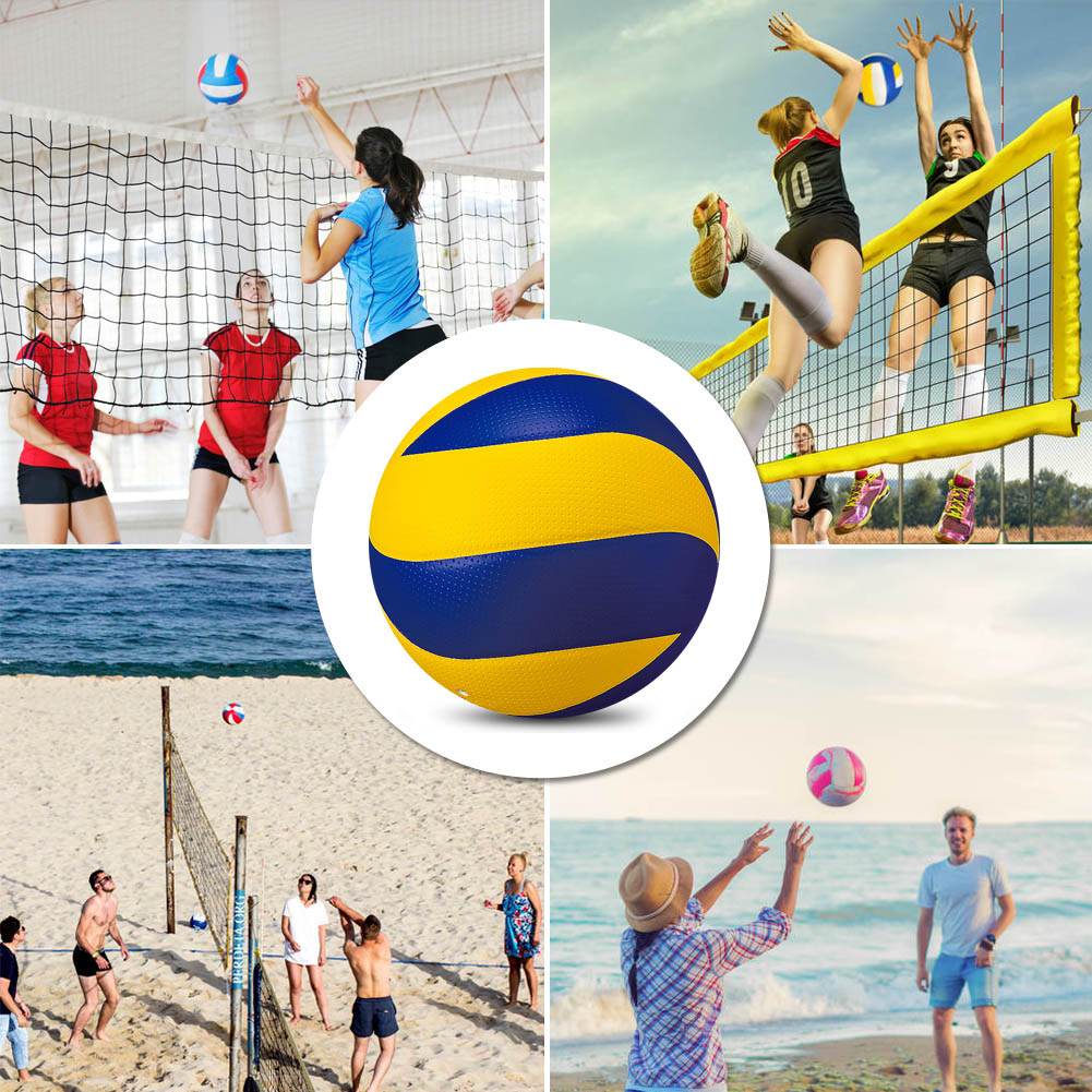 Beach Volleyball for Indoor Outdoor Match Game Official Ball for Kids Adult MCK99