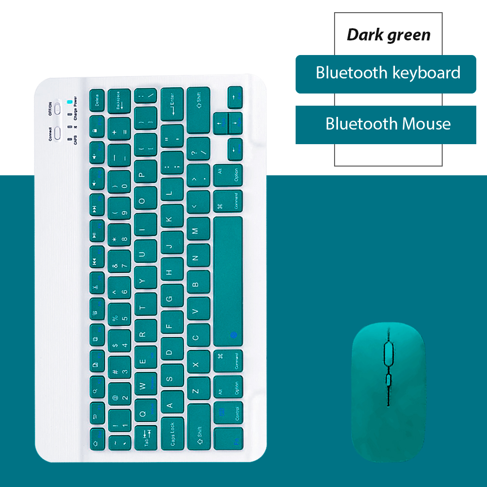 Bluetooth Wireless Keyboard Universal Mobile Phone Tablet Keyboard And Mouse Mini Bluetooth Keyboard Ipad Keyboard Accessories: Transparent