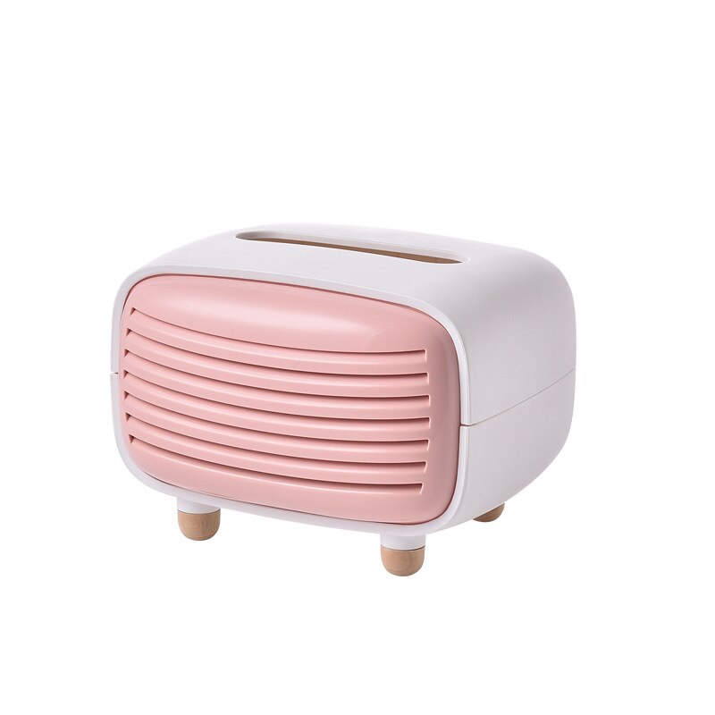 Tissue Box Imitation Radio Paper Drawer Box Simple Paper Towel Storage Box: a3