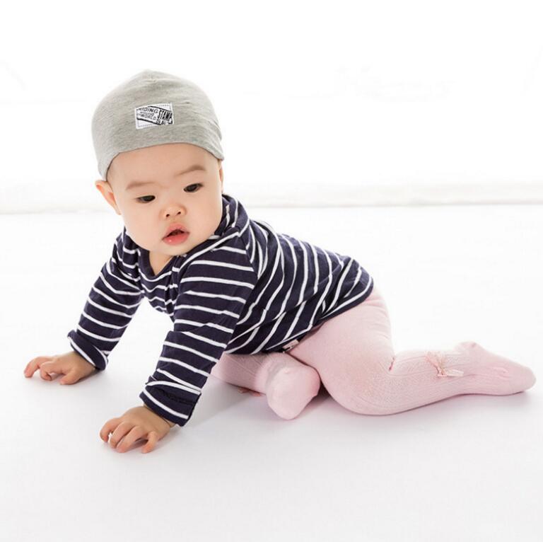 11 style Baby Girls Tights born Pantyhose for Boys Knit Baby Tights Children&#39;s Baby Stockings Solid Baby Girls cloth: Pink Bow Tights / 24M
