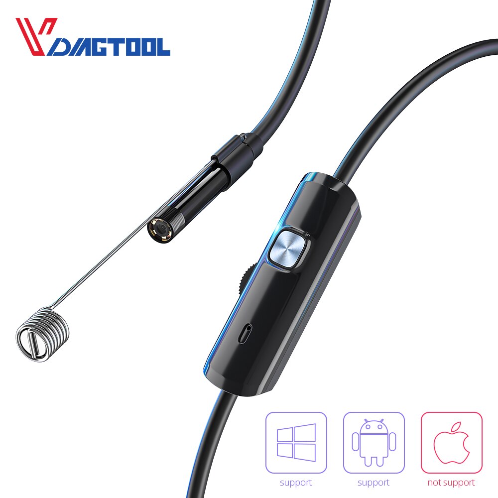 Endoscope Flexible Camera Endoscopio USB for Android/PC Notebook with 6 LEDS 5.5MM/7MM Waterproof Inspection Borescope