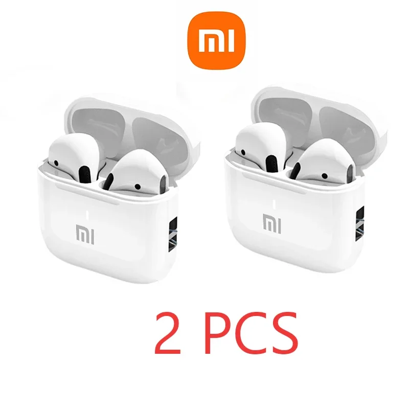 Xiaomi Buds Bluetooth 5,3 Kopfhörer TWS Drahtlose Kopfhörer Noise Reduction Ohrhörer Hifi Stereo Sound Kopfhörer Headset Mit Mikrofon: Rot