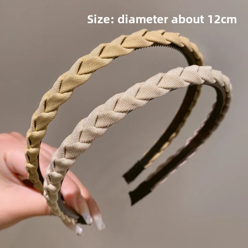 Women's Hair Ties Face Washing Special Press Hair Headbands Anti-slip Fragrant Hair Accessories: black