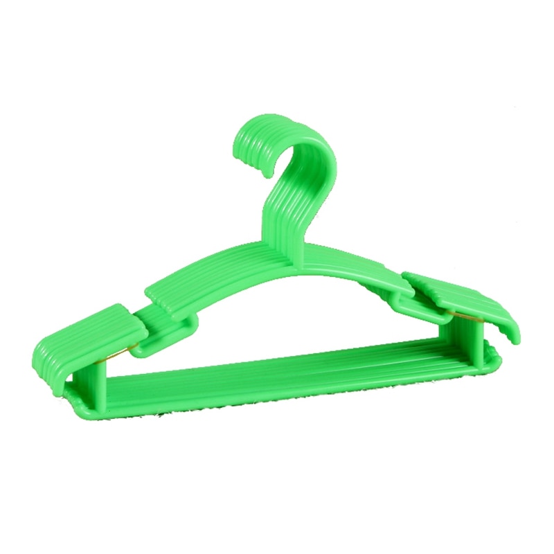 Set Van 50 Stuks Hangers Voor Baby En Kind In Plastic Duurzaam Plastic Hangers Haak Van 5 Kleur Voor Meisje of Jongen 27X15 Cm