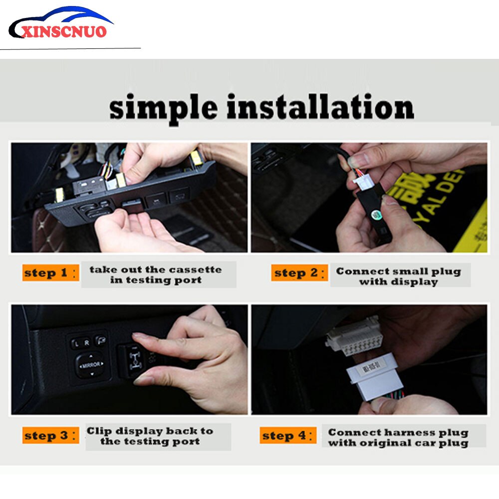 Car OBD TPMS Tire pressure monitoring system For Toyota RAV4 auto security alarm system car modification