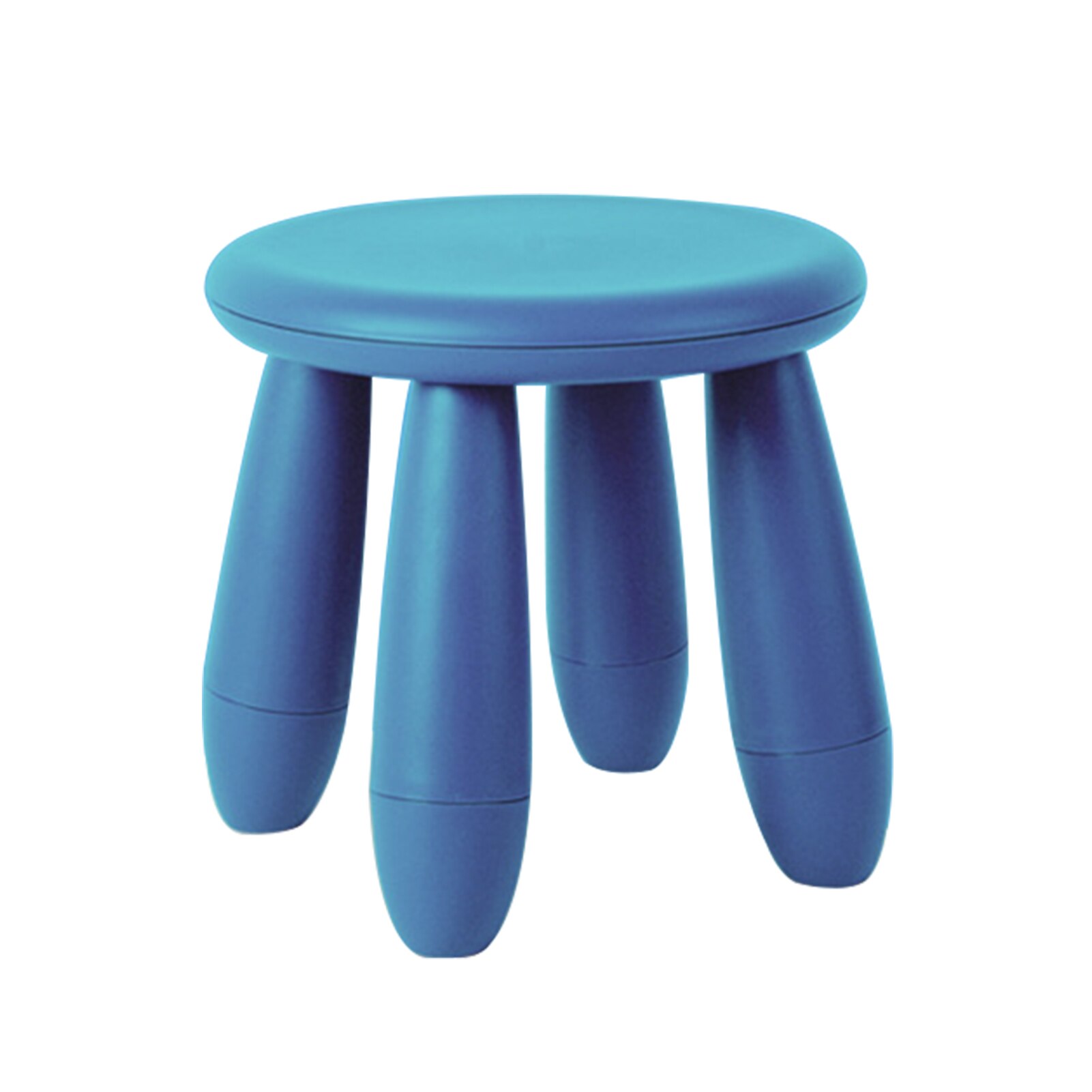 Non Slip Living Room Solid Kindergarten Thickened PP Learning Detachable Children Stool Furniture Home Mini Portable Round Seat