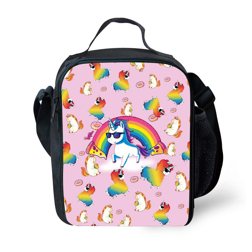 Cute Unicorn Party Insulated Lunch Bag Tote For Boy Kids Thermos Cooler Adults Food Pranzo Box: 1