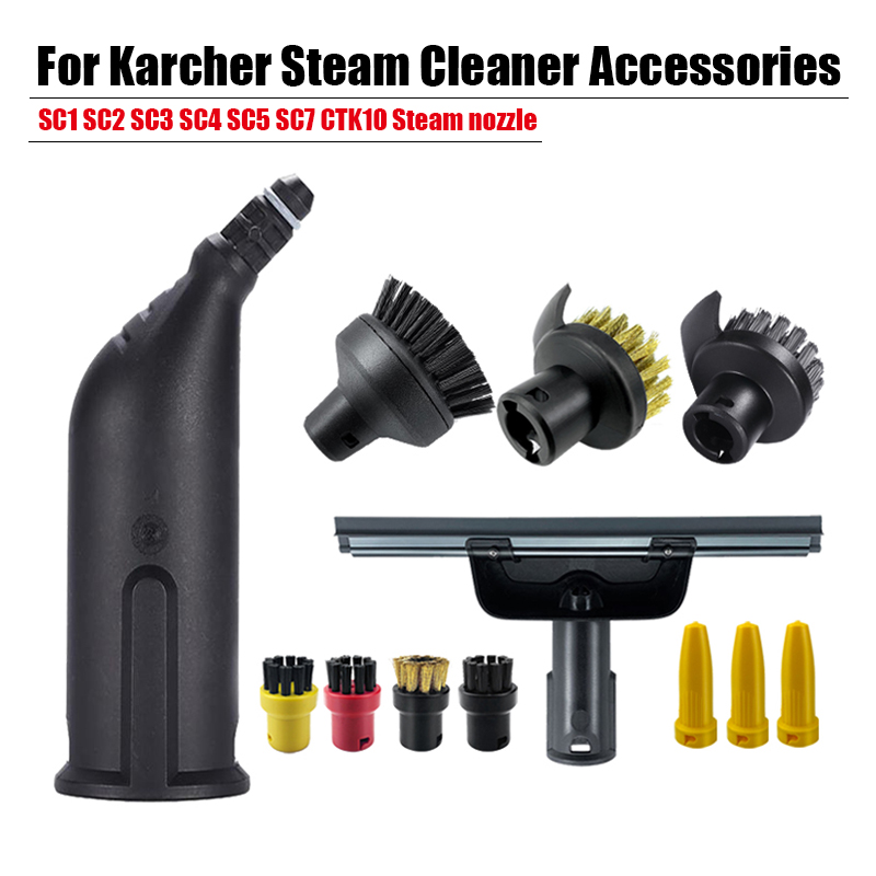 Voor Karcher Stoomstofzuiger SC2 SC3 SC7 CTK10 Krachtig mondstuk Reinigingsborstelkop Spiegel Gereedschapsborstel Reserveonderdelen Accessoires