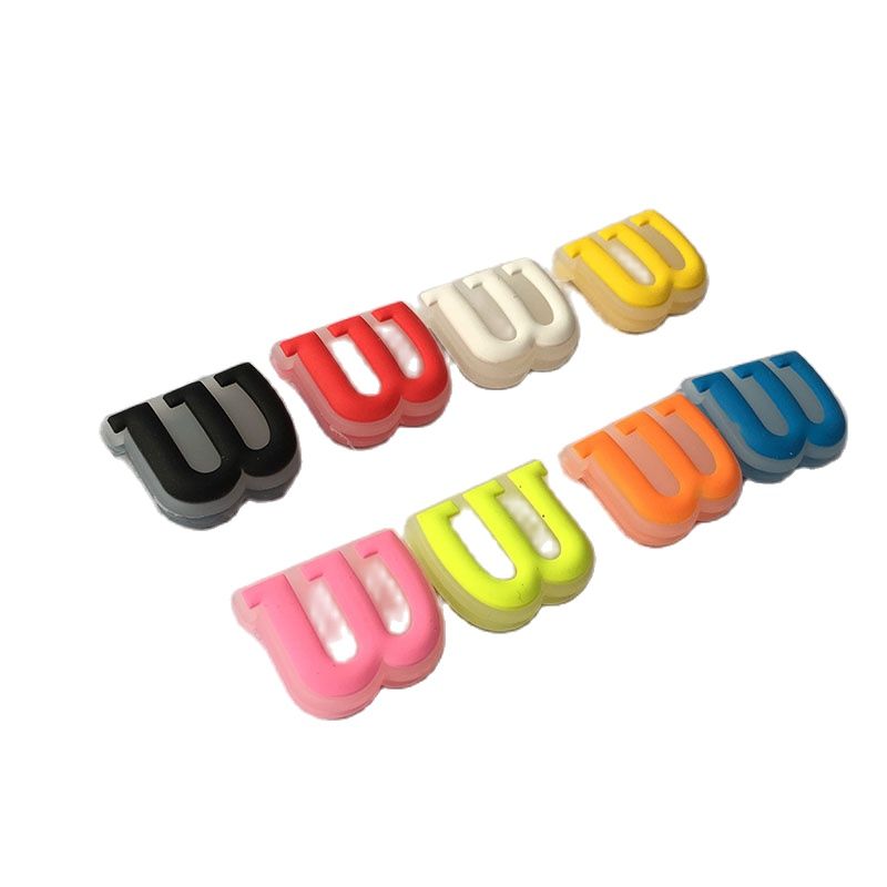 (10 pcs/lot) 8 couleurs d'amortisseurs de vibrations de raquette de tennis en silicone, amortisseur de raquette de tennis pour réduire les vibrations