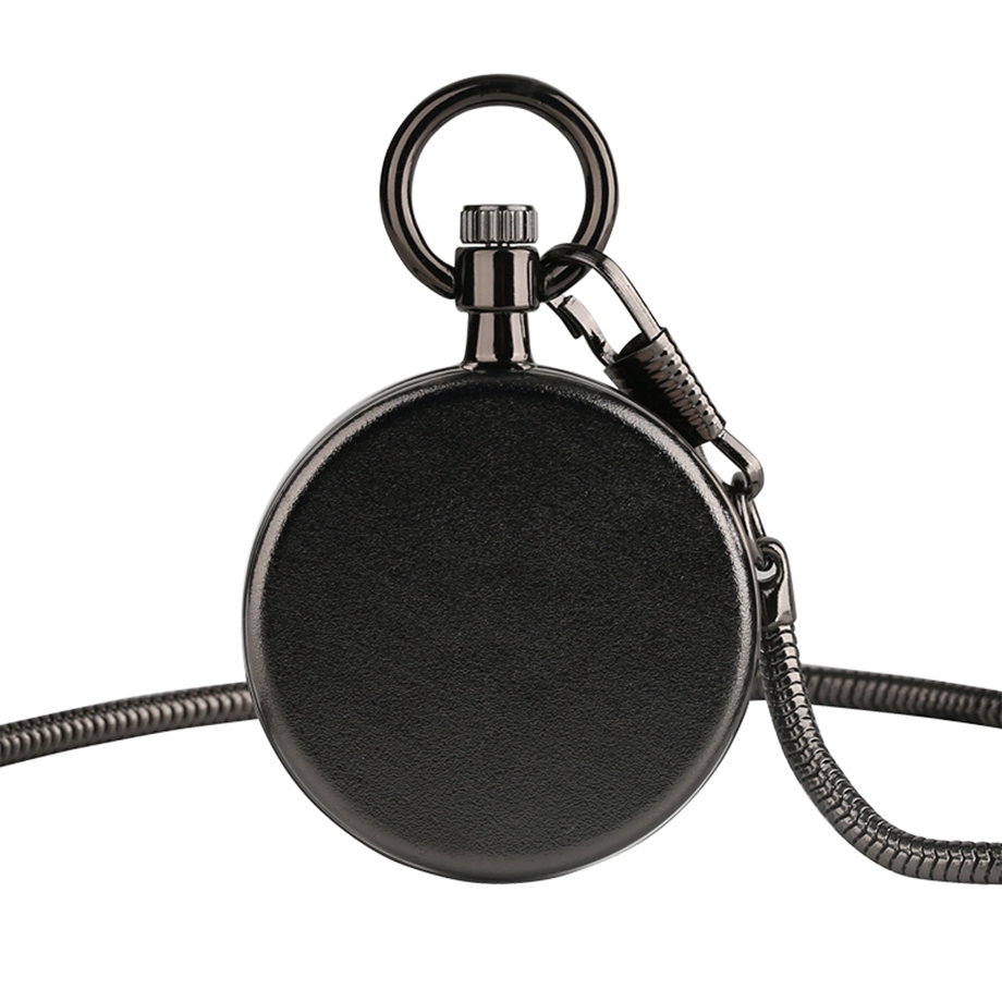 Cool Blue Purple Face Quartz Pocket Watches with Serpentine Waist Chain Fob Watch for Women Men