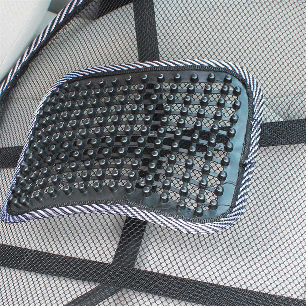 Car Chair Back Support Massage Cushion Mesh Relief Lumbar Brace Car Truck Office Home Cushion Seat Chair Lumbar Back Support
