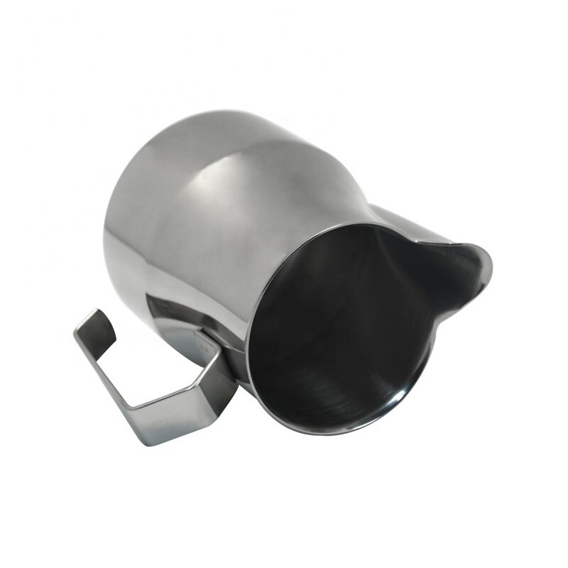 Jarra Espresso humeante, jarra de espuma café con leche de acero inoxidable, Espumador de leche Latte, jarra de leche artística, herramientas para expreso Barista