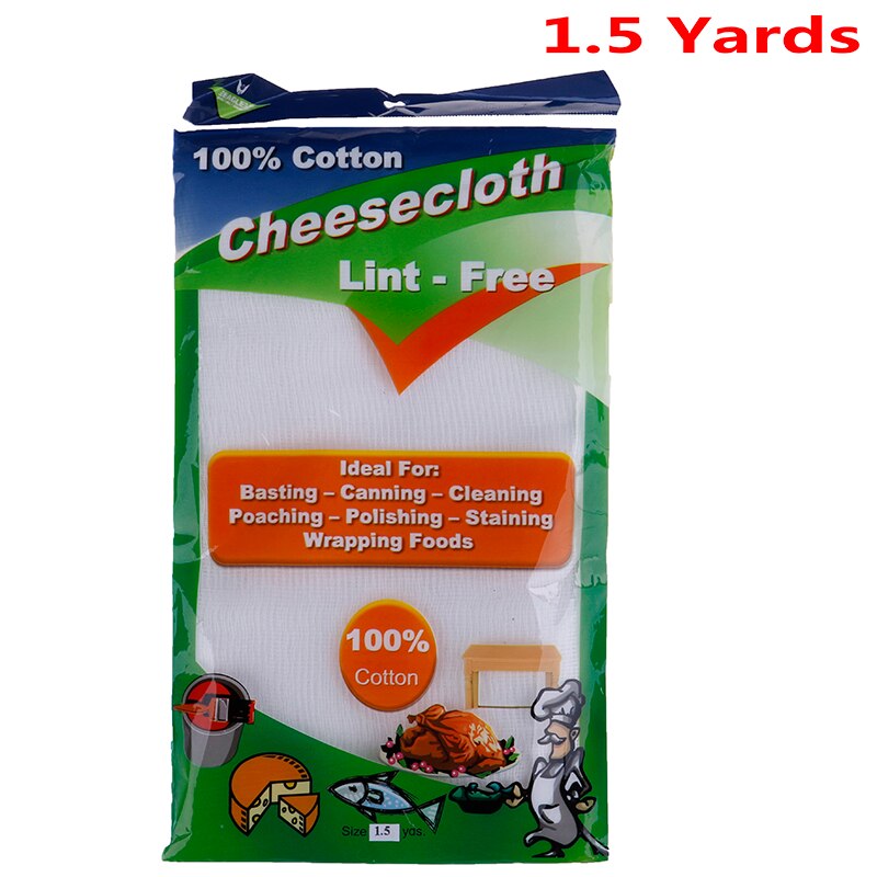 White 1.5 Yard Cheese Cloth Bleached Width 23.5cm Gauze Cheesecloth Fabric Muslin Kitchen Cooking Tools
