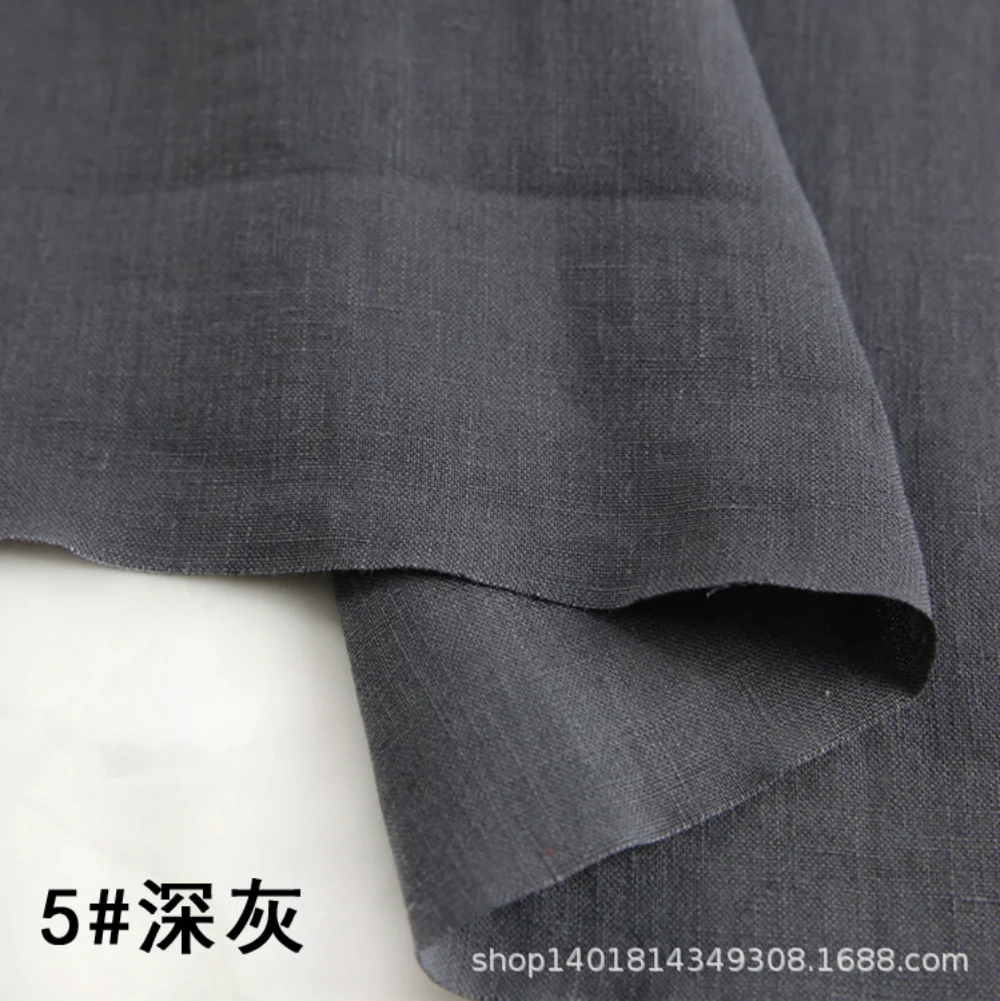 Ropa de lino , tela de cáñamo por metro, piedra fina lavada, lino de de , pantalones de vestir de verano, tela de ramio