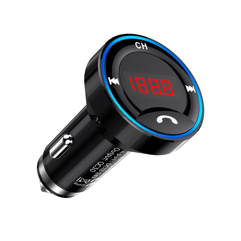 Kit de manos libres con Bluetooth para Mini Cuerpo de Cámara, transmisor FM, manos GRATIS , reproductor de música MP3