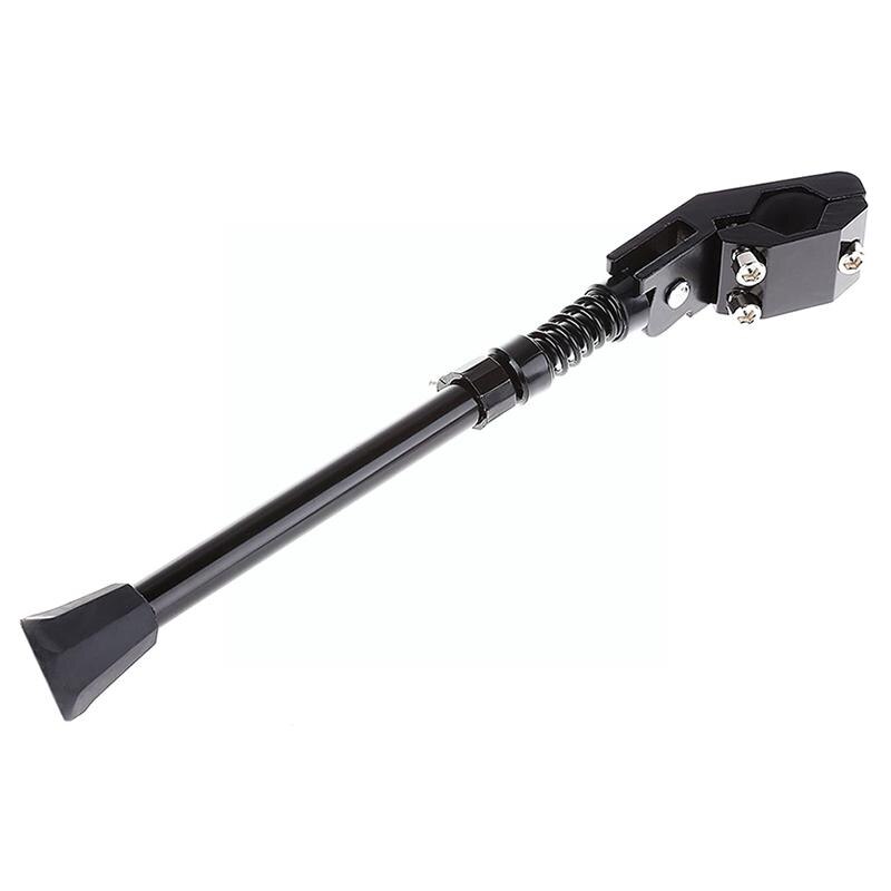 Musta maastopyörän puoleinen teline polkupyörän säädettävä teline polkupyöräpotku polkupyörän metalliseos teline lisävarusteen puoli