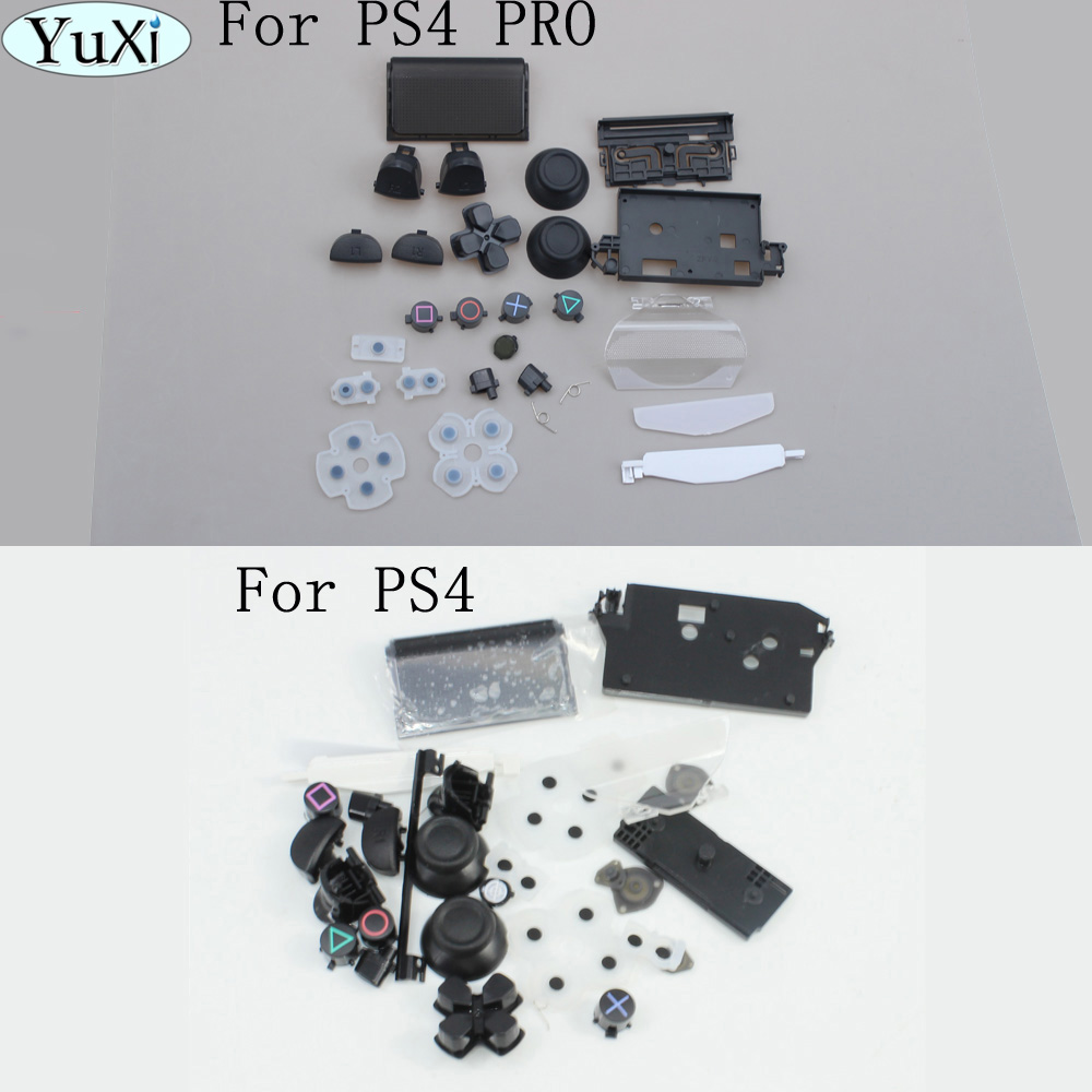 Voor ps4 pro L1 R1 L2 R2 ABXY Trigger Knop met analoge Joystick Cap Vervanging voor Playstation 4 voor PS4 Controller JDM-040