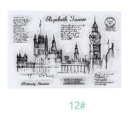 Transparent Silikon Mehrere Stile Dichtung Stempel Karte, Der 3d Stempel Transparent Stempel für Scrapbooking Klar Briefmarken: 11