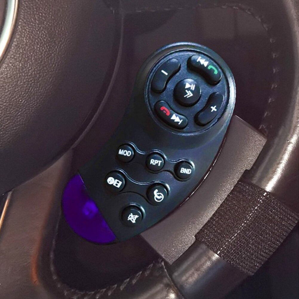 Telecomando universale a 11 tasti per volante per auto lettore multimediale controllo senza fili per autoradio DVD VCD a batteria