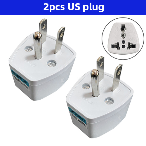 2pcs EU Plug Adapter EU US UK AU Plug Adapter Electric Charger Socket Travel Adapter Australian Electrical Socket: MAROON