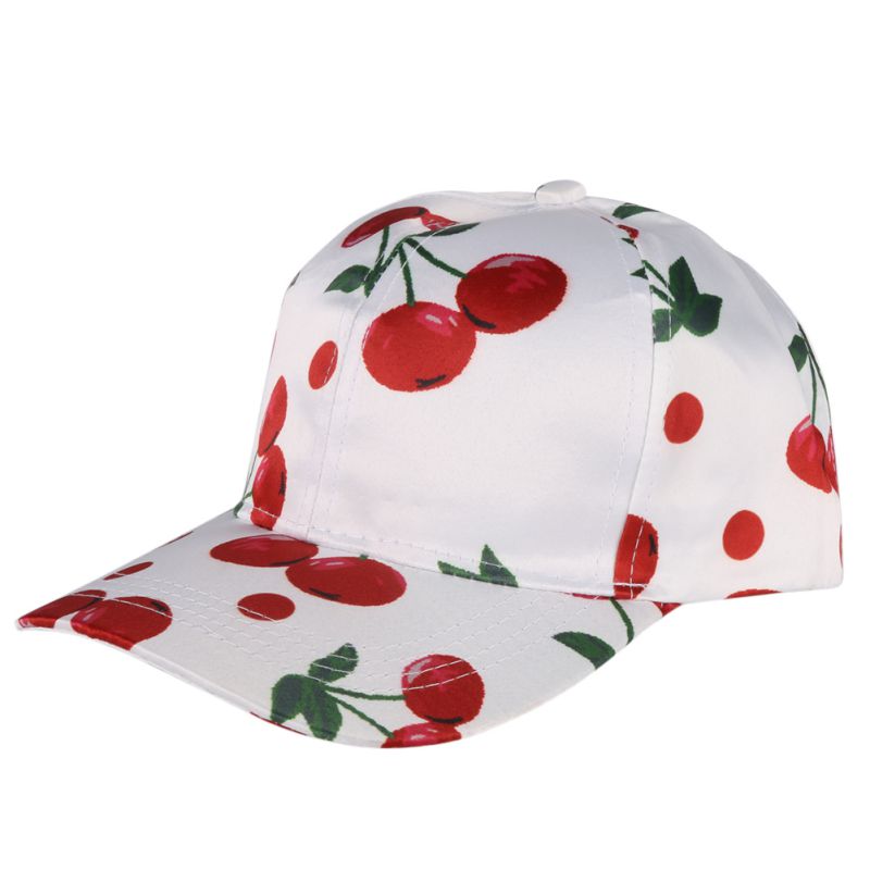 Unisex Katoen Tennis Hoed Fruit Patroon Gedrukt Snapback Hoeden Caps Verstelbare Hiphop Sport Leisure Caps Baseball Golf Hoed: 3