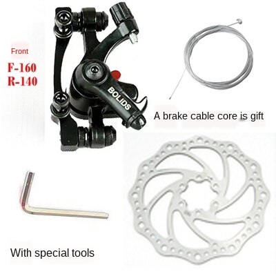 Phoenix Mountain Bike Disc Brake Clamp Bicycle Disc Brake Disc Mechanical Disc Brake Line Brake Refit: White