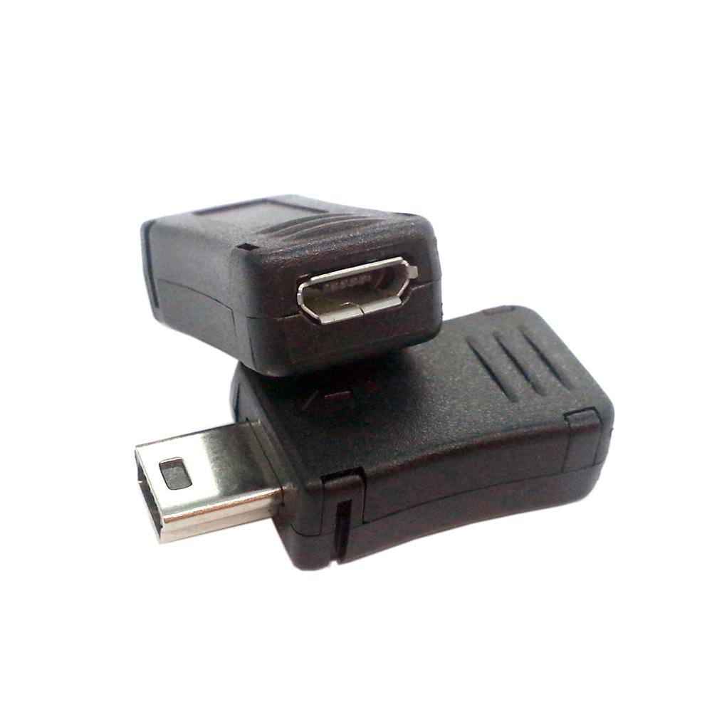 Micro USB Female naar Mini USB Male Gegevens Charger Adapter